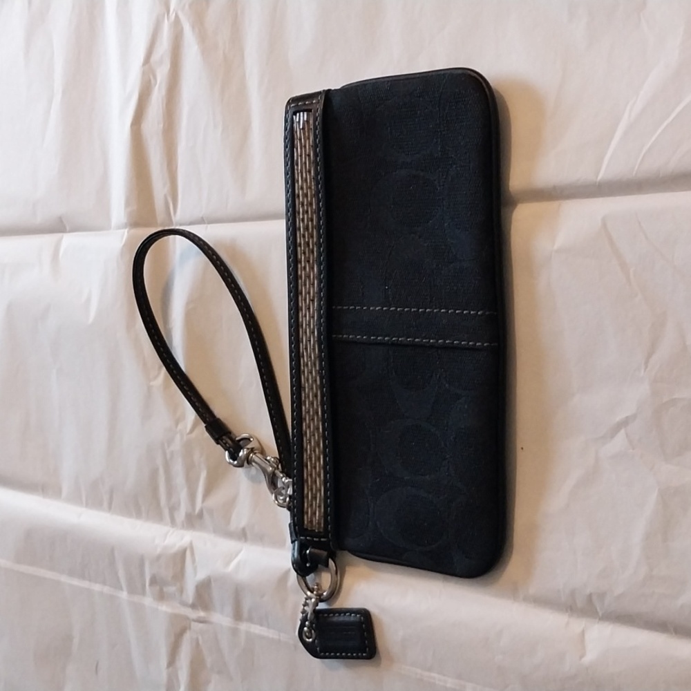 Coach beaded wristlet